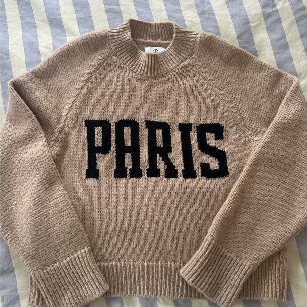 Anine Bing Kendrick University Paris Sweater XS